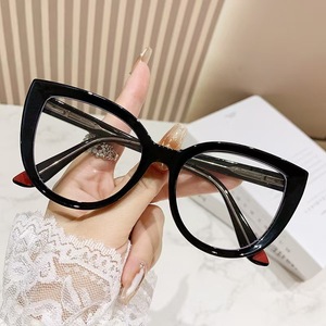 2025 thiết kế mới quá khổ photochromic chống màu xanh L kính mắt cho phụ nữ tuyệt vời Máy tính văn phòng kính trong ống kính đầy màu sắc - Product Image 6
