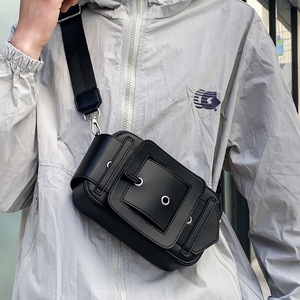 Unisex Fashionable Adjustable Strap Small <b>Purse</b> for <b>Phone</b> Wallet Lightweight PU Leather Cross Shoulder <b>Bags</b> Zipper All Seasons - Product Image 4