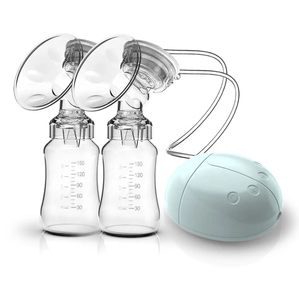 Chăm Sóc Em Bé Cho Con Bú Đôi Silicone Di Động Bpa Máy Hút Sữa Điện Miễn Phí