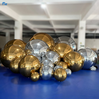 Ballon miroir gonflable argenté ballon gonflable géant en pvc Décoration d'événement grande boule miroir gonflable brillante