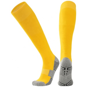 Trẻ em và nam giới dài bóng đá thể thao vớ chống trượt nén bảo vệ ống chân bảo vệ cho bóng đá đệm vớ Grip - Product Image 5