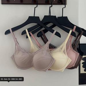 Soutien-gorge en maille à pétales, sans couture, sans armatures, fin, push-up, pour femmes à petite poitrine, tailles 32-38A B C - Product Image 1