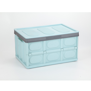 Cajas de almacenamiento de plástico cuadradas modernas de <span class=keywords><strong>28</strong></span> <span class=keywords><strong>litros</strong></span>, tapas plegables de PP para ropa, juguetes, frutas, verduras, almacenamiento de alimentos - Product Image 6