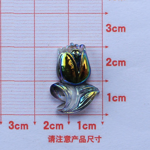 K509 nuevos accesorios de resina lindo ángulo flor marco mariposa cristal negro Color <span class=keywords><strong>Baroco</strong></span> estilo DIY artesanía - Product Image 6