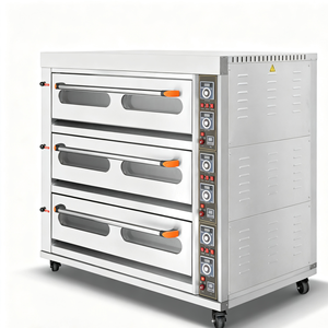 Forno a Gas a Tre Piani 3*9 con Display Digitale e Controllo della Temperatura per Attività di Produzione Alimentare - Product Image 3