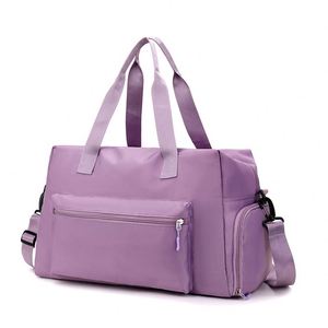 Sac de sport et de voyage unisexe personnalisé avec logo, imperméable, pour voyage d'affaires court, avec compartiment à chaussures - Product Image 5