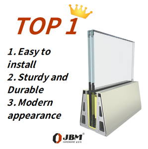 Rail en verre trempé en aluminium <span class=keywords><strong>PVC</strong></span> LED en forme de U, revêtement argenté blanc, finition noire, épaisseur 6 mm pour balcon extérieur, terrasse, <span class=keywords><strong>escalier</strong></span> - Product Image 6