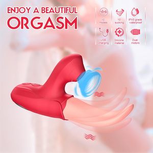 3 in 1 Realistic Tongue Licking Vibrator Sucking Swinging Vibration G Spot Double Stimulator Silicone Adult <strong>Sex</strong> Toys for Women - Product Image 3