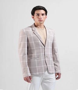 <b>Men</b> Lightweight Casual <b>Blazer</b> With Plaid Design Trendy Slim Fit Jacket Designed For Casual Corporate And Daily <b>Fashion</b> Wear - Product Image 1