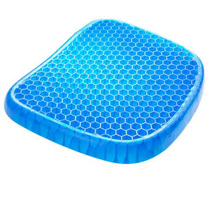 <span class=keywords><strong>Coussin</strong></span> de siège en gel nid d'abeille respirant de vente chaude avec housse antidérapante pour <span class=keywords><strong>voiture</strong></span> de bureau longue assise - Product Image 5