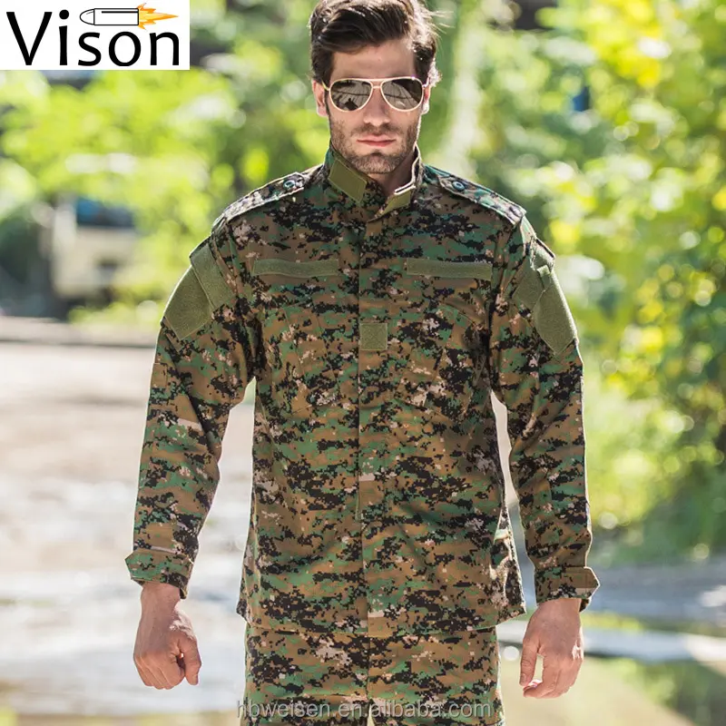 Cp camuflaje suministro de uniformes camuflaje ACU americano Chaqueta de traje de la bcu hombres uniforme