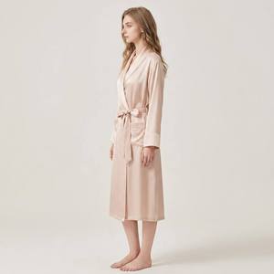 Robes élégantes de nuit pour femme, pyjamas personnalisés en modal pour femme, robes longues, peignoirs de maison pour femme, ensembles de vêtements de nuit et de détente - Product Image 6