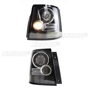 สำหรับ Range Rover Sport 2010-2013 อุปกรณ์ตกแต่งรถยนต์ ไฟหน้าแบบไดนามิก ไฟวิ่งกลางวัน ไฟต่ำ ไฟสูง ชุดแต่งใต้กันชน - Product Image 6