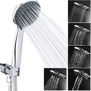 Kit de Douche Chromé Dissimulé en Plastique, Ensemble de Douche à Main 5 Fonctions, Accessoire de Bain Durable pour Hôtel, Appartement, Salle de Bain - Product Image 2