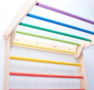 Home Play Gym para niños Montaje de pared para madera GrainLab Triángulos de escalada transformables - Product Image 3