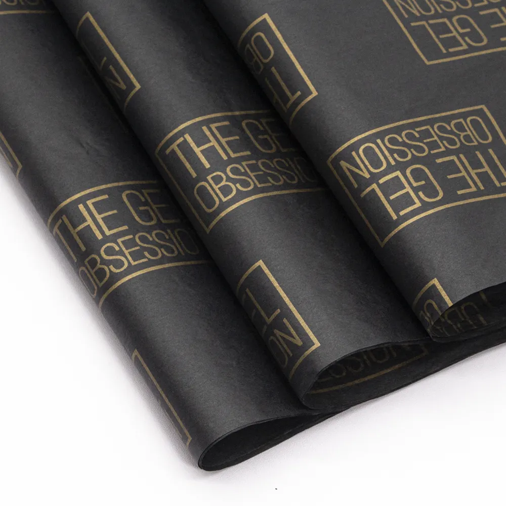 Wholesale Customized Printed Logo Tissue Paper Branded Gift Wrapping Tissue Paper for Garment/ Flowers/Packaging