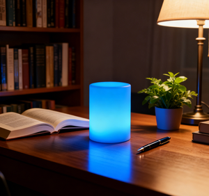 Modern Cordless Plastic Rechargeable LED Night <strong>Light</strong> <strong>Table</strong> Lamp for Kids Adults 16 RGB Colors Change Dimmable Remote Control - Product Image 5