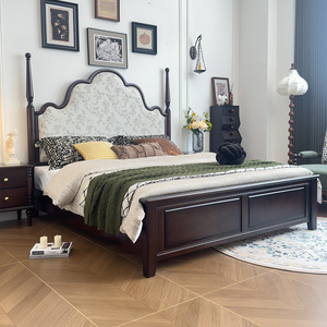 Qingya Furniture Vintage Style Wooden Home Furniture Traditional Antique Design Durable Rectangular <b>Desk</b> <b>Set</b> - Product Image 3