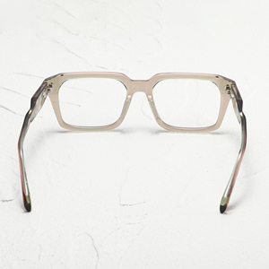 Gafas Rectangulares de Montura Completa, Color Sólido, Lentes de Resina Anti-UV, Unisex para Adultos, Monturas para Corrección de la Visión - Product Image 5