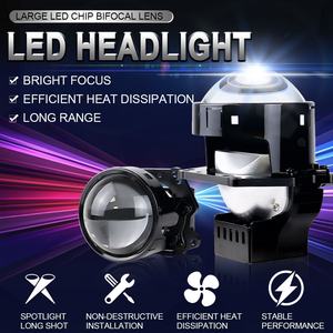 Lente de Proyector Bi-LED Súper Brillante de 3.0 Pulgadas, Modelo K114, Luz Alta y Baja, 6500k, IP68 Impermeable, 12V, 6000 Lúmenes, Bombillas para Faros Delanteros de Automóvil - Product Image 4