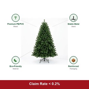 Árbol <span class=keywords><strong>de</strong></span> <span class=keywords><strong>Navidad</strong></span> Artificial <span class=keywords><strong>de</strong></span> Abeto <span class=keywords><strong>de</strong></span> 1.5 m, 100% PVC, Iluminación <span class=keywords><strong>LED</strong></span> <span class=keywords><strong>de</strong></span> Alta Calidad, Montaje Rápido, Diseño <span class=keywords><strong>con</strong></span> Bisagras, Uso en Exteriores, Ecológico - Product Image 3