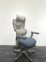 Chaise de bureau ergonomique pour ordinateur, réglable, pliable, en maille, pour la maison, le dortoir, l'atelier, la salle d'étude des étudiants