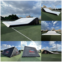 Usine directe gonflable freestyle fmx motocross airbag bmx chute libre géant gonflable cascadeur vélo atterrissage airbag
