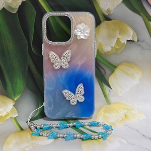 เคสโทรศัพท์มือถือสุดหรูสำหรับ <span class=keywords><strong>iPhone</strong></span> x XR <span class=keywords><strong>XS</strong></span> <span class=keywords><strong>MAX</strong></span> 11 12 13 14 15 16 17 PRO <span class=keywords><strong>MAX</strong></span> AIR Butterfly เคสโทรศัพท์มีโซ่ - Product Image 6