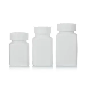 Custom Logo Leeg 90Ml 130Ml 135Ml Medicijn Pil Pe Plastic Fles Met Kindveilige Dop