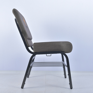 Chaises de prêtre empilables et emboîtables en acier noir, nouveau design 2025, <span class=keywords><strong>pour</strong></span> la vente en église - Product Image 4