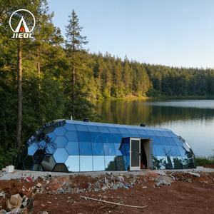 Carpa de Lujo con Cúpula de Cristal de 8M/9M/10M, Casa de Glamping con Piso de Madera y Plástico - Product Image 4