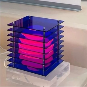 Phong cách Bắc Âu cắm trong Acrylic bên cạnh ánh sáng nghệ thuật nhà trăng hình đèn hiện đại cam bảng đèn - Product Image 6