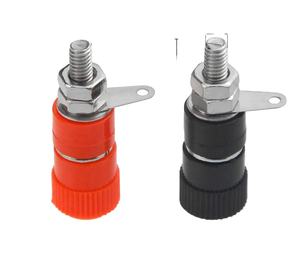 Xlw ขั้วต่อเชื่อม JS-910B 4มม. 10ชิ้นช่องเสียบกล้วยปลั๊ก4มม. ขั้วต่อเทอร์มินัลสำหรับเครื่องขยายเสียง - Product Image 3