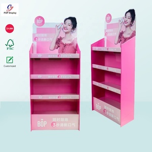 Funko Pop hiển thị các tông đứng merchandisers tầng sóng kệ giá đứng Mỹ phẩm make up Nước hoa vẻ đẹp giấy hiển thị - Product Image 1