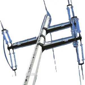 132-kV-Stahlmastmast für elektrische Leitungen zur Stromübertragung - Product Image 1