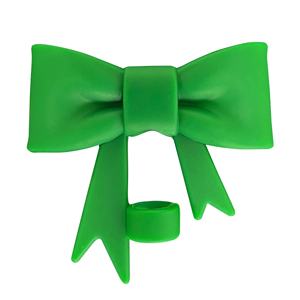 Al por mayor, tapa de silicona personalizada de grado alimenticio con diseño 3D de lazo, a prueba de polvo, para pajitas y accesorios de bar - Product Image 2