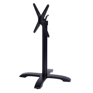 Открытый Ресторан черно-белые штабелируемые ножки стола металлические ножки стола складное основание из алюминиевого сплава складные ножки стола опора - Product Image 5