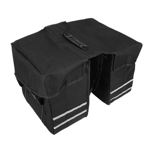 Sacoche de vélo rigide noire pour porte-bagages arrière de VTT, sac de rangement de voyage pour siège arrière rigide - Product Image 5