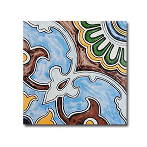 Orcelain iles, and-Painted Loral, uropean Pean odern, Lip on-Slip atatte 300x300mm loloor Iles para ining oom Itchen Room - Product Image 4