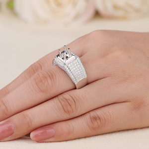 เครื่องประดับเพชรกึ่งทองคำขาว18K ประดับเพชรธรรมชาติที่ได้รับการรับรองจาก Gia เครื่องประดับเป็นประกายหรูหราสำหรับผู้ชายดีไซน์เหนือกาลเวลา - Product Image 2