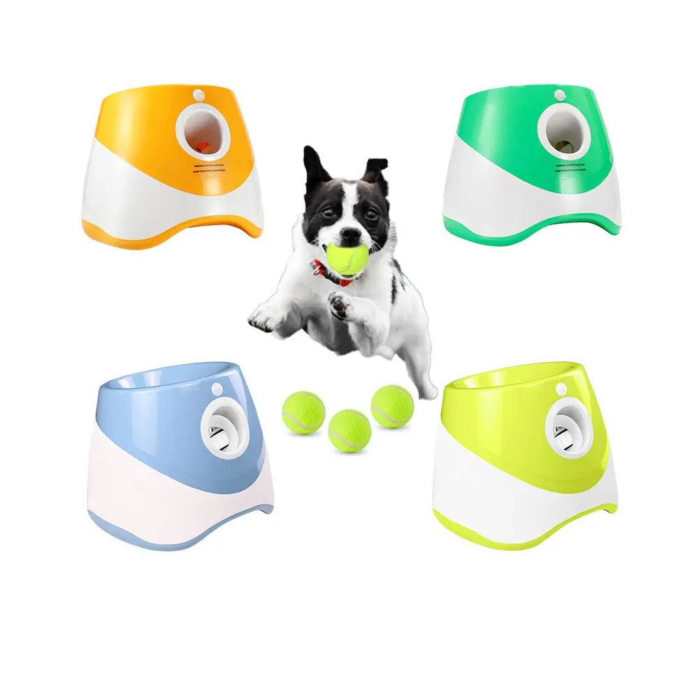 Automatic Dog Toy Ball Launchers Interactive Pet Toy Ball Launcher Tennis Ball Thrower for Dogs That Love Fetch