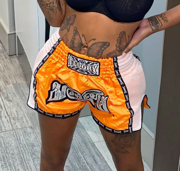 new arrival wholesale muay thai boxing shorts l ladies fight shorts white and black muay thai shorts