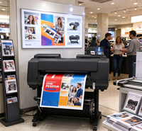 HP 디자인젯 Z6 44인치 B0 싱글롤 6컬러 대형 컬러 잉크젯 플로터, 전문가용 와이드 포맷 사진 인쇄기