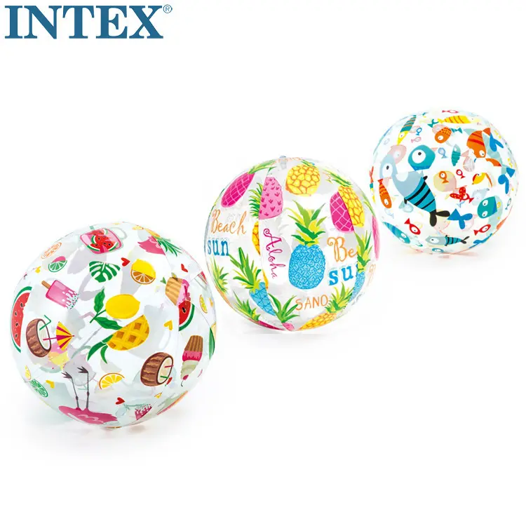 Swimming pool children's toys lively printing water toys inflatable beach ball