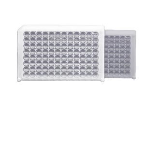 Phòng thí nghiệm Nguồn cung cấp y tế PS hấp thụ cao đáy phẳng có thể tháo rời 8-Strip hoặc 12 Dải 96 tốt Elisa tấm - Product Image 2