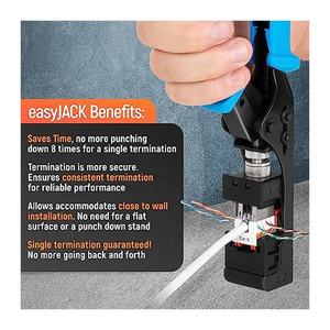 Pince à sertir multifonction ZHEFAN Cat.5 Cat.6 pour module réseau Keystone Jack, pince à sertir et à dénuder les fils - Product Image 2