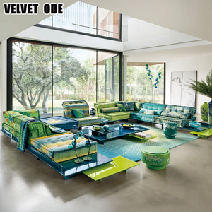 Roche bobois מותאם אישית סגנון ערבי ייחודי מסוגנן מודרני מודרני mahjong ספה עיצוב רהיטים צבע 7 seater mah jong - Product Image 6