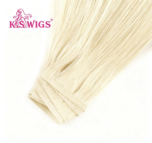 Extensiones de Cabello con Trama de Seda, Cabello Humano Remy Virgen con Cutícula, 12-40 Pulgadas, 100g, Base de Seda Ultrafina, Sin Silicona, Color Balayage - Product Image 4
