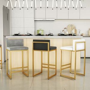 Tabouret <span class=keywords><strong>de</strong></span> <span class=keywords><strong>bar</strong></span> artistique moderne en fer à <span class=keywords><strong>pied</strong></span> haut Simple pour la maison et la cuisine Salle à manger Hôtel Utilisation extérieure Application <span class=keywords><strong>de</strong></span> la salle <span class=keywords><strong>de</strong></span> sport <span class=keywords><strong>Mat</strong></span>ériau <span class=keywords><strong>de</strong></span> la <span class=keywords><strong>chaise</strong></span> soutenue - Product Image 4