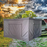 Tente de toit autoportante Foxwing 4x4 professionnelle, étanche, toutes saisons, avec paroi latérale étendue en aluminium, de fabrication industrielle